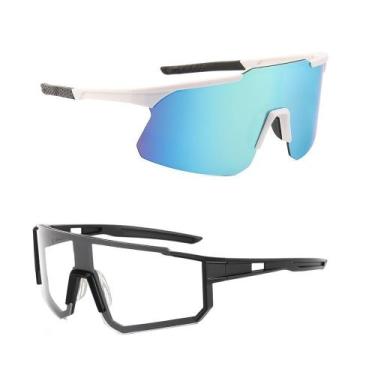 Imagem de Kit Óculos Ciclismo MTB Corrida Beach Tennis + Transparente - PENDULAR