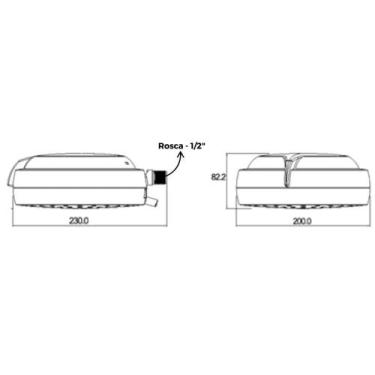 Imagem de Chuveiro Elétrico Ducha Fashion 7500w 220v Lorenzetti, 7500W