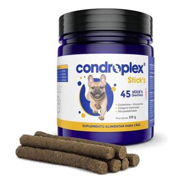 Imagem de Condroplex Stick S Suplemento Para Cães Cão 45 Un 315 G - Avert