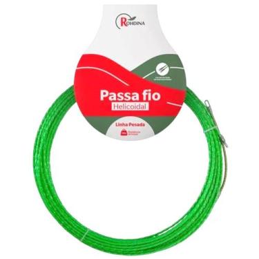 Imagem de Fita Passa Fio Nylon C/ Cabo De Aco 20 M Linha Pesada - ROHDINA