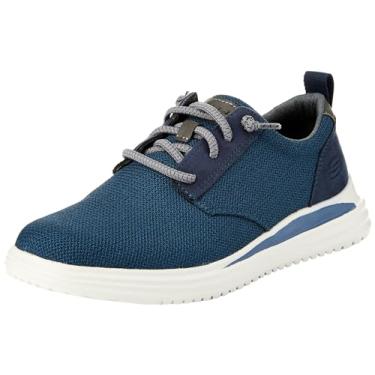 Imagem de Skechers Tênis masculino Proven Gladwin, Malha azul-marinho, 45