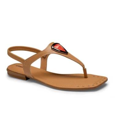 Imagem de Sandália Feminina Mississipi Rasteira Bege 36