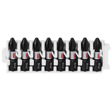 Imagem de Jogo Bit Impact Control 25mm Ph2 Com 8 Peças - 208522324000 - BOSH