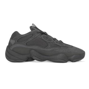 Imagem de adidas Tênis masculino Yeezy 500 com cadarço, Utilitário preto/utilitário preto/preto utilitário, 38