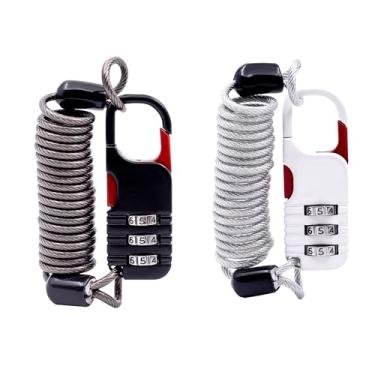 Imagem de UP Security Trava de armário de academia, cadeado de combinação de 4 dígitos para armário de academia, cadeado de bagagem seguro para viagem, cadeado de combinação para armário, mala, unidade de