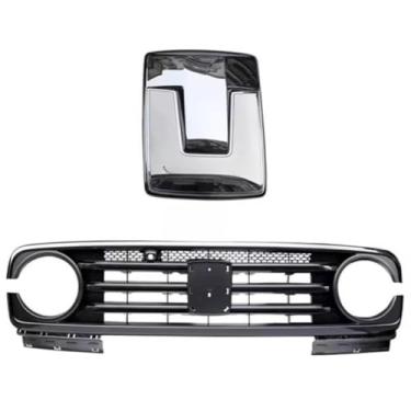 Imagem de Grade de para-choque de carro tiras decorativas kit de corpo de grade de corrida grade de para-choque dianteiro compatível com parte externa do tanque 300 (padrão)