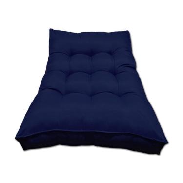 Imagem de Almofada Futon Alto Oxford 120X80 Gigante Azul Marinho