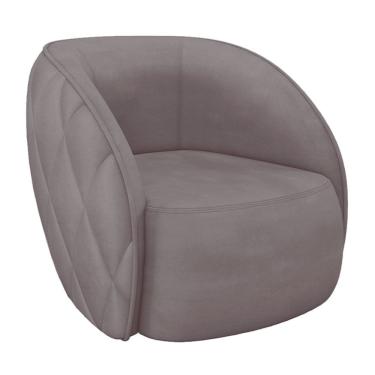 Imagem de Poltrona Decorativa Para Sala Living Olimpo M03 Veludo Rosê - Lyam Decor