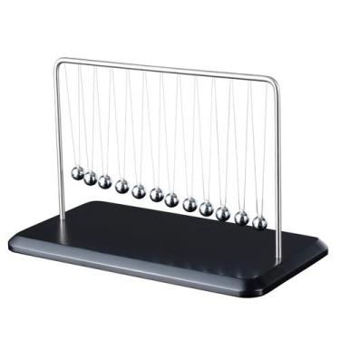 Imagem de Newton's Cradle Dapraise Pendulum Balance Balls 12 bolas