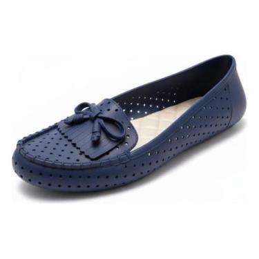 Imagem de Mocassim Feminino Sapatilha Laço Conforto Versátil Antiderrapante - Co