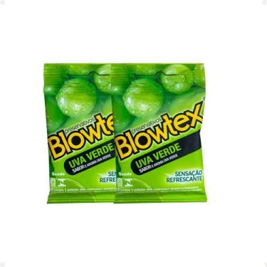 Imagem de Preservativo Blowtex Uva Verde Camisinha Masculina 2 Unidades