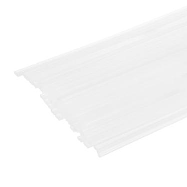 Imagem de HARFINGTON 5 conjuntos (10 peças) de hastes de solda de plástico de 20 cm, tiras de soldagem de PE para para-choques de carro, caiaque, reparo diário, para-choques de plástico, branco