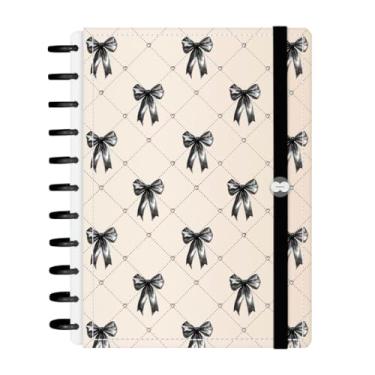 Imagem de Caderno de Disco Inteligente Iscool G+ Coquette Candy Pop Vintage Chic Matelassê