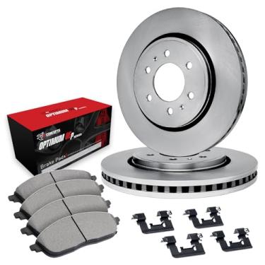 Imagem de R1 Concepts Rotores de freio dianteiros da série eLine com pastilhas OEP e kit de ferragens 1EB.67102.43