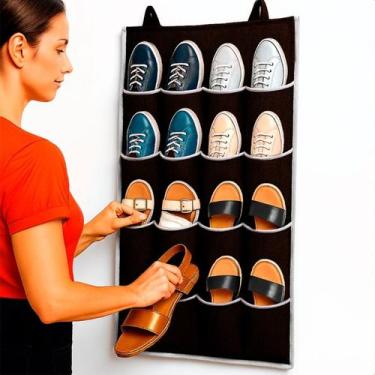 Imagem de Sapateira Organizador de Calçados Sapatos Tênis Sandália Chinelo 8 Par