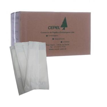 Imagem de Guardanapo de Papel Sachê Folha Dupla 32,5x33cm Bco C/1000 Un