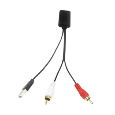 Imagem de KiBcsLic Módulo adaptador de cabo de áudio automotivo, receptor de música, peças de reposição profissionais, conector estéreo de rádio automotivo para teatro e, Rca Usb