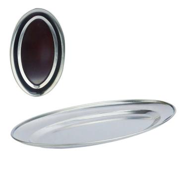 Imagem de Bandeja 34cm de Inox Oval