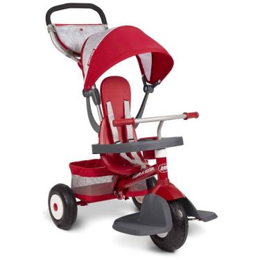 Imagem de Triciclo Infantil para Passeio, Idade Recomendada 6 Meses a 5 Anos, RADIO FLYER 489Z, Vermelho