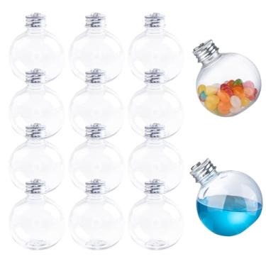 Imagem de Bolas de Natal transparentes de 150 ml - 12
