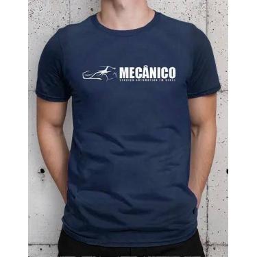 Imagem de Camiseta Camisa Adulto 100% Algodão Uniforme Profissional Mecânico Ofi