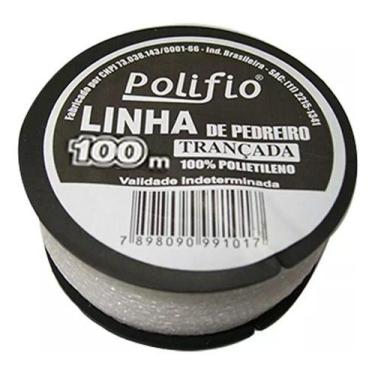 Imagem de Linha Para Pedreiro Trançada Polifio 100m Kit Com 12 Peças