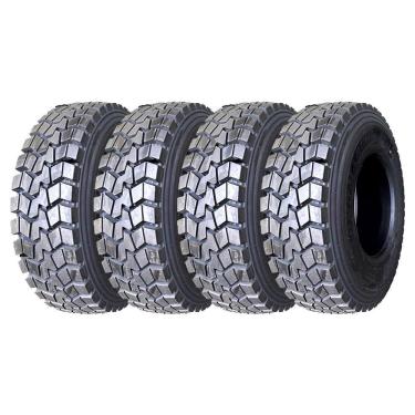 Imagem de Pneu Longmarch D353 295/80R22.5 Aro 22.5 152/149L Misto Borrachudo Kit4
