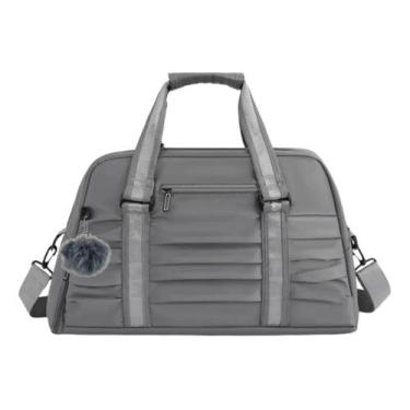 Imagem de Bolsa Academia Ginástica Mala Mão Viagem Transversal Blogueira Grande 