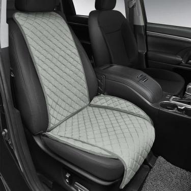 Imagem de Capas de assento de carro superam a frente universal para cinza automo