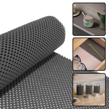 Imagem de Forro Armário Gaveta Prateleira Flex Cinza 1,5 Metro X 30Cm