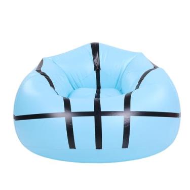 Imagem de TOPINCN Sofá Inflável Cadeira Explodir sofá Espreguiçadeira Inflável Dobrável Portátil Inflável sofá Preguiçoso para Leitura Sala de Estar