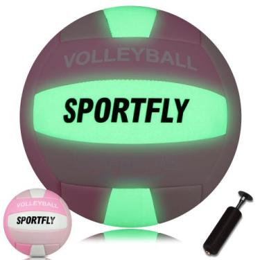 Imagem de Volleyball Sportfly Size 5 Glow in Dark com kit de bomba