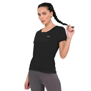 Imagem de Camiseta Feminina Olympikus Obwst24607 Essential, Preto, M