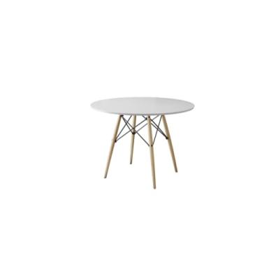Imagem de Mesa De Jantar Eiffel Com Tampo Redondo Branco 90 Cm