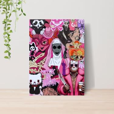 Imagem de Genérico, Quadro Ghost Face Panico Terror A4 | Placa MDF 05