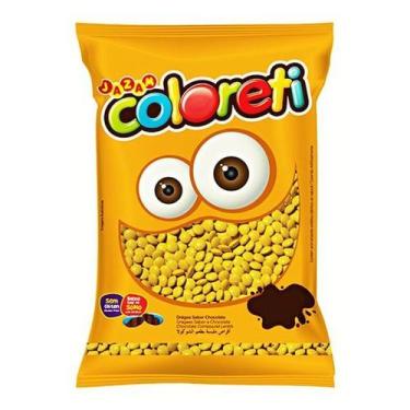 Imagem de Confeito Confete Coloreti Chocolate ao Leite Escolha a Cor - Jazam, Am