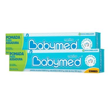 Imagem de Kit 2 Babymed Pomada Para Assaduras Azul 45G