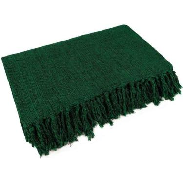 Imagem de Manta Para Sofá Gigante Decorativa Verde Escuro 240x180 - Dicaza
