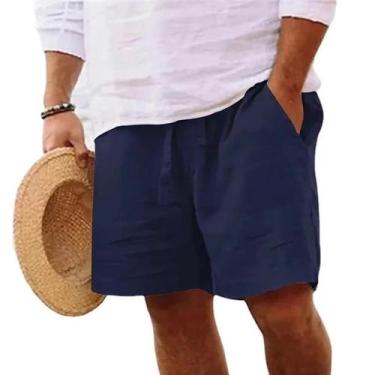Imagem de Shorts de Algodão Leve Masculino - Ideal para Academia, Praia e Corrid