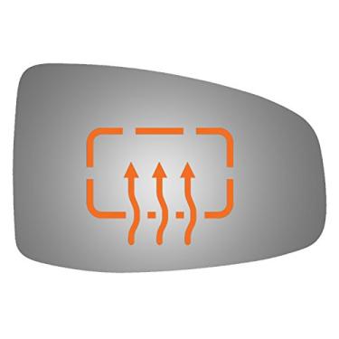 Imagem de Burco 5622H Vidro de espelho de reposição de energia lateral do passageiro convexo aquecido para HONDA FIT 15-18