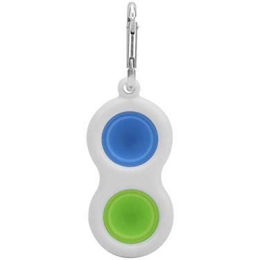 Imagem de Generic Brinquedo Portátil do Alívio do Estresse Chaveiro da Bolha para Estudantes, Brinquedo Colorido da Mão Silicone para Trabalhadores de Escritório (#1)