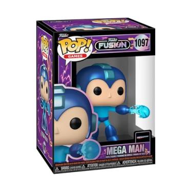 Imagem de Funko Jogos pop: Fusion - Megaman - Mega Man - 1 ou 6 Citação para Rara Fusão Variante de Chase - Figura Colecionável de Vinil - Ideia de Presente - Brinquedos para Crianças e Adultos