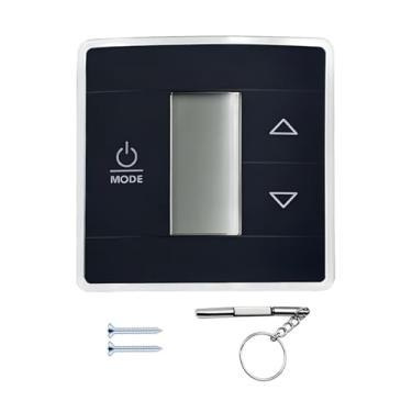 Imagem de Sandfren Termostato de parede de zona única 3316250.712 RV, regulador manual, substituição de termostato analógico RV com visor LCD retroiluminado, controle preciso de temperatura para condicionadores