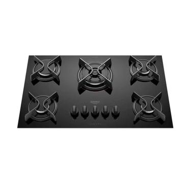 Imagem de Cooktop Supreme 5 Bocas Automatico Mesa de Vidro Mega Chama Bivolt Dako
