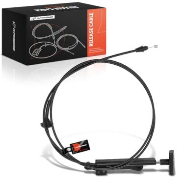 Imagem de A-Premium Cabo de liberação de trava do capô dianteiro com alça compatível com Ford Crown Victoria 2007-2011 e Lincoln Town Car 2004-2011 e Mercury Grand Marquis 2007-2011, 80,2 polegadas