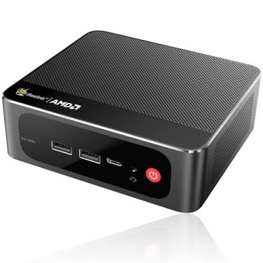 Imagem de Beelink Mini PC, AMD Ryzen 7 5700U (até 4,3GHz), 16GB DDR4 RAM 500GB PCIe3.0 SSD, SER5 Pro Mini Desktop Suporte 4K @60Hz Triple Display/WiFi 6/BT5.2/USB3.2/Jogos/Escritório/Casa