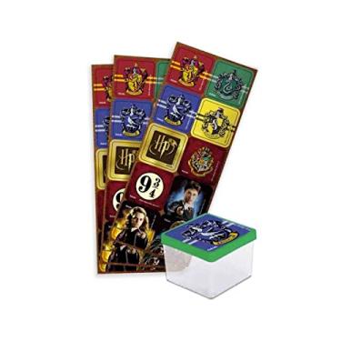 Imagem de Adesivo Quadrado para Lembrancinha Harry Potter - 30 Un.