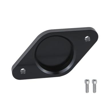 Imagem de Capa de placa de admissão automotiva preta compatível com placa de admissão Chevy/GM Duramax 2011-2016 LML 6,6L placa de cobertura de ressonador de admissão