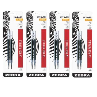 Imagem de Recarga de caneta Zebra Sarasa RDI LV, ponto médio, 0,7 mm, tinta azul