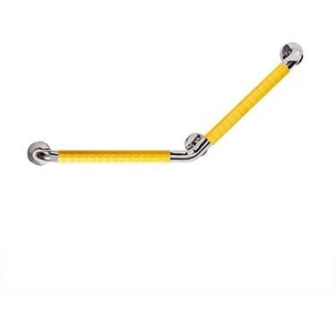 Imagem de LUOFDCLDDD Barra de apoio de segurança, toalheiro montado na parede, apoios de braço de 135 graus, barra de apoio de banheiro sem barreiras, degraus de segurança, banheiro, chuveiro, vaso sanitário